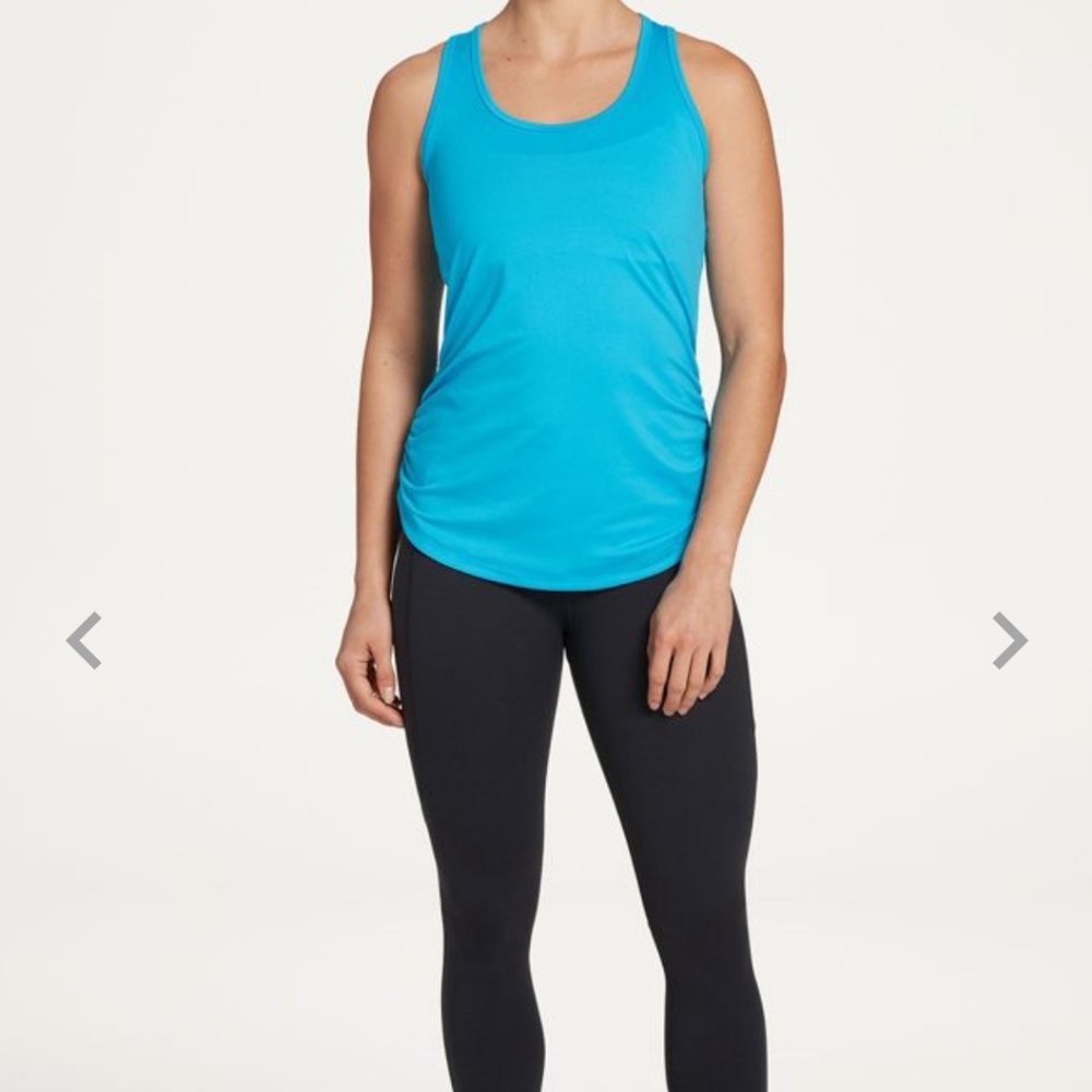 NWT. Med Calia Carrie Underwood blue tank from DSG